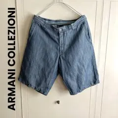 ARMANI COLLEZIONI リネン混 デニムショートパンツのサムネイル