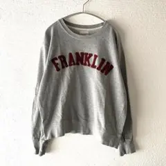 難あり レイカズン Ray cassin 長袖トレーナー グレー スウェット M