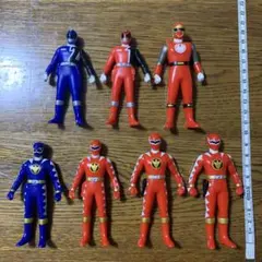 戦隊シリーズ 忍者戦隊カクレンジャー ソフビ バンダイ 日本製 4体