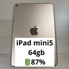 iPad mini 第5世代 64GB ゴールド