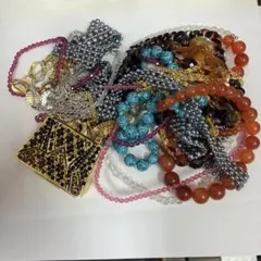 ネックレスセット 多色 ビーズ クリスタル アゲート