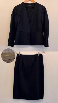 NOLLEY’S sophi 春夏ノーカラースカートスーツ/ ネイビー40のサムネイル