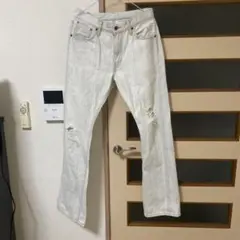 EDWIN 505 ホワイトデニムのサムネイル
