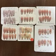 ネイルチップまとめ売り6点セット 未使用　S