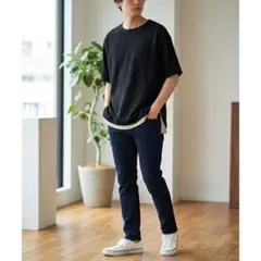 【美品】tk.TAKEO KIKUCHI フェイクスエード風 プルオーバー Mのサムネイル