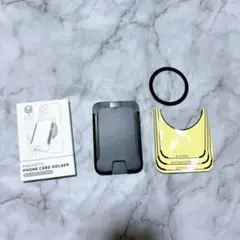 カードケース　スマホスタンド 落下防止 カード入れ 背面 背面ポケット