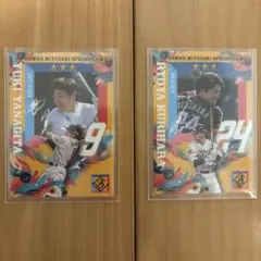 ソフトバンクホークス 柳田悠岐 栗原陵矢 宮崎春季キャンプ タカコレカード