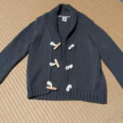 【美品】PETIT BATEAU グレー カーディガン 6ans