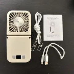 【2025新モデル -20℃瞬間冷却】Finect 携帯扇風機冷却プレート付き
