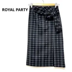 ロイヤルパーティー　ROYAL PARTY チェック柄タイトスカート リボンのサムネイル