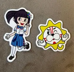 クッピーラムネ　シンセキコラボ アオノジョー ステッカー シール 2枚