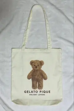 GELATO PIQUE ホリデーベア　プリントトートバッグ　タグあり