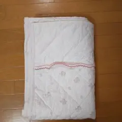 花柄 キルトケット 綿100%