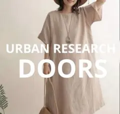 URBANRESEARCH DOORS リネンミディワンピースのサムネイル