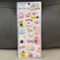 オバケーヌ　キャラクター　ぷっくりシール　ジュエルシール　宝石　キラキラ
