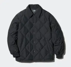 ユニクロUNIQLO パフテックキルティングジャケット黒　L