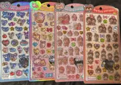 モンチッチ　ふわふわラビちゃん エンジェルブルー　 うるちゅるポップシール