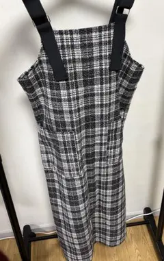 レディースジャンパースカートベージュ