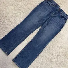 23区 デニムパンツ インディゴブルー 38 カジュアル 着回し キレイめのサムネイル
