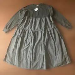 ★新品・未使用★FREAK'S STORE グレー 長袖ワンピース Sサイズ