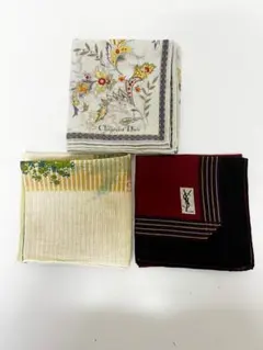 ブランド　ハンカチ　３枚　【33】