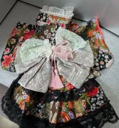 完成品　XSサイズ 着物ワンピース　ハンドメイド