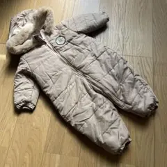 ベビー　スノーウェア　ベージュ　80サイズ