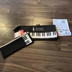 未使用！Piano Line鍵盤柄ポーチになるティッシュケース&鍵盤柄ペンケース