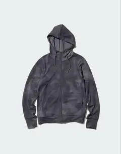 UNIQLO エアリズムUVカットメッシュフルジッププリントパーカ XL