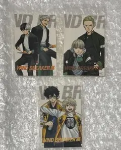 WIND BREAKER 展　入場特典ステッカー　桜　梅宮　梶　柊　兎耳山　十亀