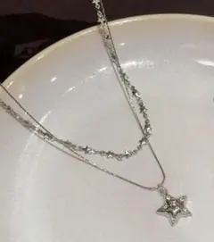 mebole 2set star necklace シルバー 星 ネックレス