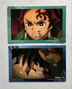 鬼滅の刃 トレーディング場面写 イラストカード 竈門炭治郎 冨岡義勇