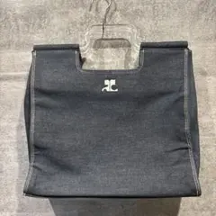 Courrèges Handbag Denim Acrylic Handleのサムネイル