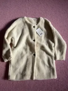 新品　 ベージュ フリースジャケット M〜Ｌ