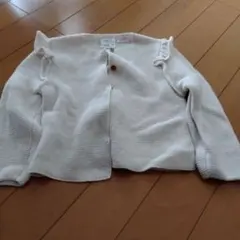 ZARA ホワイト カーディガン 9-12ヶ月