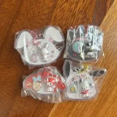サンリオキャラクターズ パッケージチャーム＆チョコボーロ　4個セット