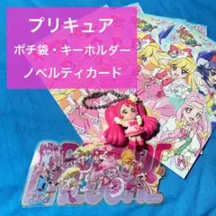 【送料込】プリキュア ポチ袋　キーホルダー　クリアカード　セット