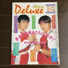 デラックスプロレス 1988年5月号 女子プロレスラー特集 雑誌　デラプロ