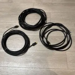 【計25m】HDMIケーブル 3本セット（10m×2本、5m×1本)