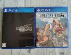 PS4 ファイナルファンタジーリメイク、ワンピース ワールドシーカー セット