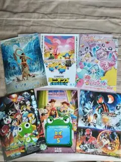 子供向け映画フライヤ～6枚セット(A)のサムネイル