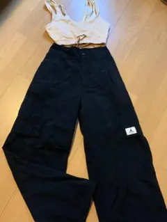 NIKEJordan ブラック ルーズフィットカーゴパンツ XS