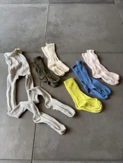 ボンポワン、タイツ、靴下、セット、ボントン、キャラメル、ラルフ、バーバリー