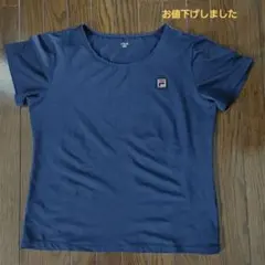 FILA ネイビー Tシャツ Mサイズ