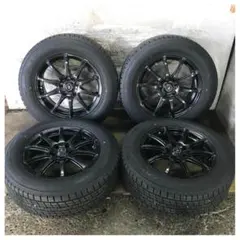 京都 ロッキー ライズ バリ溝ホイール付スタッドレスタイヤ 美品