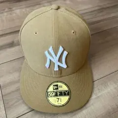 New Era59FIFTY ニューヨーク・ヤンキースキャップ7 3/8ベージュ