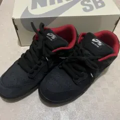 26cm supreme Nike sb dunk low black