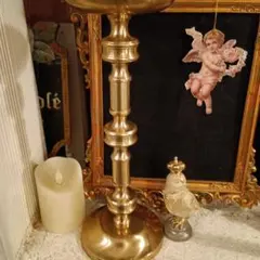 ラストお値下げ中❤キャンドルスタンド・素敵　豪華 ゴールド　A　ミディアムサイズ