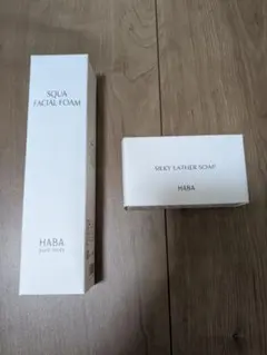 HABA SQUA FACIAL FOAM&SILKY LATHER SOAPのサムネイル
