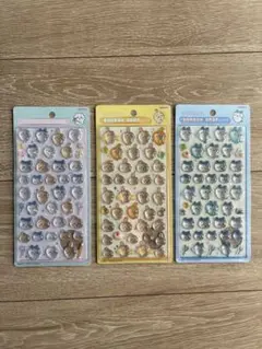 ボンボンドロップシール　ちいかわ　ハチワレ　うさぎ　3セット